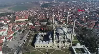 Selimiye Camii'nde Restorasyon Çalışmaları Tüm Hızıyla Devam Ediyor