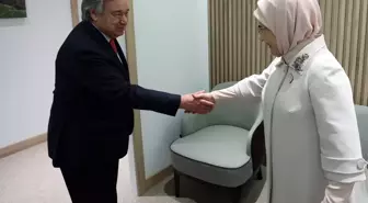 Emine Erdoğan, BM Genel Sekreteri Guterres ile görüştü