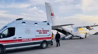 6 Aylık Delal Bebek Ankara'ya Ambulans Uçakla Sevk Edildi