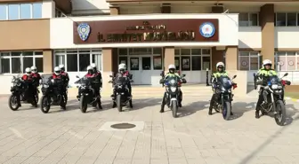 Amasya'da Motosikletli Trafik Ekiplerine Sertifika Töreni