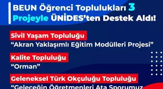 Zonguldak Bülent Ecevit Üniversitesi ÜNİDES Programında 3 Proje ile Destek Almaya Hak Kazandı