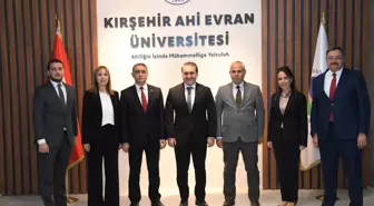 USHAŞ Heyeti Kırşehir Ahi Evran Üniversitesini Ziyaret Etti