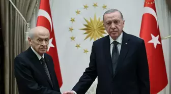 Cumhurbaşkanı Erdoğan, Devlet Bahçeli ile Görüştü