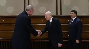 Cumhurbaşkanı Erdoğan ile MHP Lideri Bahçeli'nin Beştepe'deki görüşmesi sona erdi