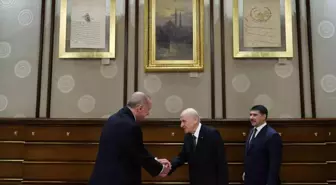 Cumhurbaşkanı Erdoğan, MHP Genel Başkanı Bahçeli ile görüştü