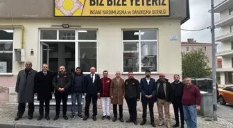 Kırklareli Valisi Uğur Turan, İnsani Yardımlaşma Derneğini Ziyaret Etti