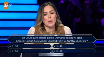 En uzun süre tahtta kalan Osmanlı padişahı olan Kanuni Sultan Süleyman yaklaşık kaç yıl tahtta kalmıştır?