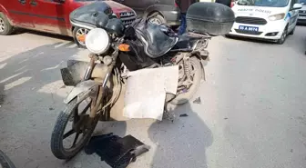 Samsun Bafra'da Trafik Kazası: Motosiklet Sürücüsü Yaralı