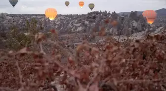 Kapadokya'da Sonbahar Gösterisi: Sarı ve Kahverengi Uyumu