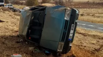 Denizli'de devrilen otomobildeki 1 kişi öldü, 1 kişi yaralandı