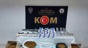 Edirne'de Kaçak Tütün Operasyonu: 29 Bin Makaron Ele Geçirildi