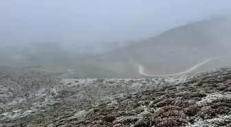 Tokat'ta Yüksek Kesimlerde Kar Yağışı ve Sis Etkili Oldu