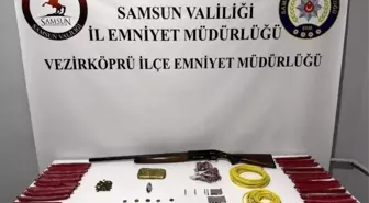 Samsun'da Tarihi Eserler ve Patlayıcılar Ele Geçirildi