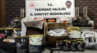 Tekirdağ'da Tütün Kaçakçılığına Karşı Operasyon: Çok Sayıda Ürün Ele Geçirildi