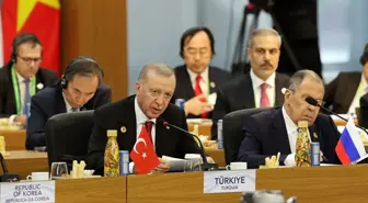 Erdoğan'dan G20 Zirvesi'nde Gazze çağrısı: Derhal kalıcı ateşkes sağlanmalı