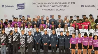 Dilovası'nda Amatör Sporculara Malzeme Desteği