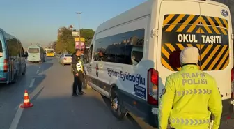 İstanbul'da Öğrenci Servislerine Denetim Uygulandı