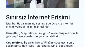 İGA İstanbul Havalimanı'nda Sınırsız Ücretsiz İnternet Dönemi