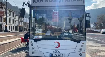 Bolu Mudurnu'da Kan Bağışı Kampanyası Düzenlendi