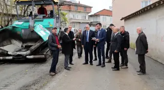 Bafra Belediyesi Kırsal Mahallelerde Yol ve Kaldırım Çalışmalarını Sürdürüyor