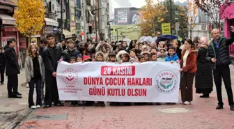 Karabük'te Dünya Çocuk Hakları Günü Etkinliği: Filistinli Çocuklar Unutulmadı