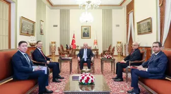 TBMM Başkanı Numan Kurtulmuş, Kırgızistan Büyükelçisi'ni Kabul Etti