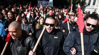 Yunanistan'da İşçiler Genel Grevde