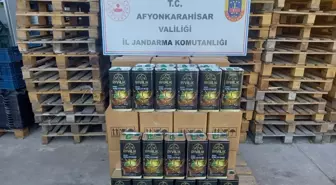 Afyonkarahisar'da 680 Litre Kaçak Zeytinyağı Ele Geçirildi