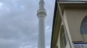 Gölbaşı'nda Depremde Yıkılan Cami Minareleri Yeniden İnşa Edildi