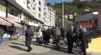 Rize'de Heyelan Nedeniyle Tahliye Edilenler Bekleyişte