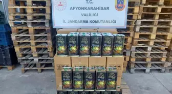 Afyonkarahisar'da 680 Litre Sahte Zeytinyağı Ele Geçirildi