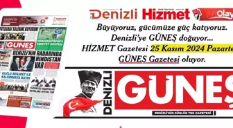 Denizli Hizmet Gazetesi, Yeni İsimle Güneş Gazetesi Olarak Yayın Hayatına Devam Ediyor