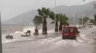 Bursa'da denizle kara birleşti