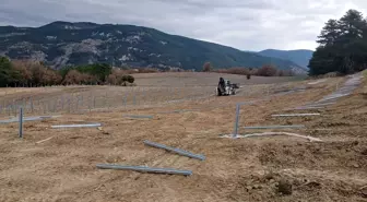 Mudurnu'da Güneş Enerji Santrali Yapımına Başlandı