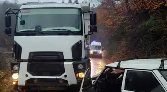 Sinop'ta Kafa Kafaya Çarpışma: 1 Yaralı