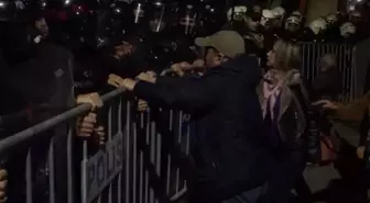 Tunceli'de kayyum gerginliği! Polis barikatını aşmak istediler