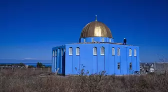 Gevaş'ta Mescidi Aksa'nın Benzeri Cami İnşa Ediliyor