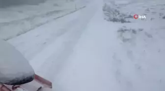 Adana'nın Yüksek Kesimlerinde Kar Yağışı Başladı