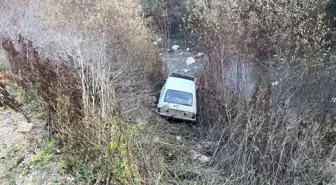 Amasya'da Kontrolden Çıkan Otomobil Tersakan Çayı'na Düştü