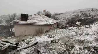 Bilecik'in Yüksek Kesimlerine Kar Yağdı