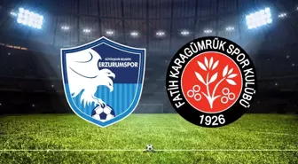 Erzurumspor-Karagümrük maçı kaç kaç bitti? Erzurumspor Karagümrük maçını kim kazandı? GENİŞ MAÇ ÖZETİ