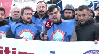 Eğitim İş Sendikası'ndan Madencilere Destek Ziyareti