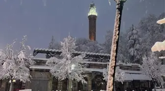 Samsun'un Ladik ve Havza İlçelerinde Kar Yağışı Etkili Oldu