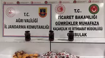 Doğubayazıt'ta Gümrük Kapısında 6 Kilo 800 Gram Kaçak Safran Ele Geçirildi