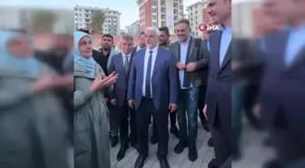 Bakan Murat Kurum ile depremzede kadının diyaloğu duygulandırdı