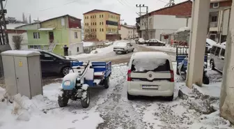 Adıyaman'ın Çelikhan İlçesine Mevsimin İlk Karı Düştü