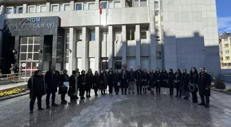 Çorum'da Avukatlardan Kadına Yönelik Şiddet Protestosu