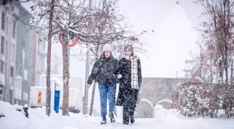 Erzurum, Erzincan ve Tunceli'de Yoğun Kar Yağışı Etkili Oldu