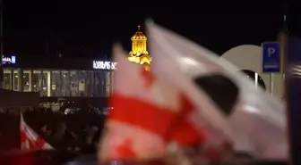 Gürcistan'da Muhalefet Seçim Sonuçlarını Protesto Ediyor