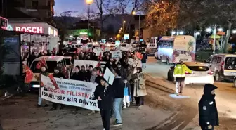 Sakarya'da Filistin'e destek yürüyüşü